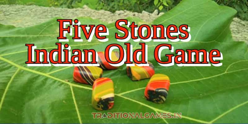 Five stones Indian Old Game