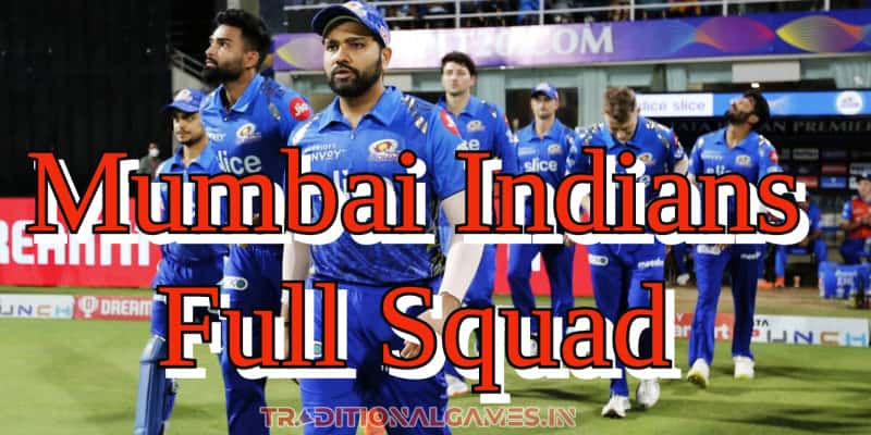 Mumbai Indians Full Squad TATA IPL 2023
