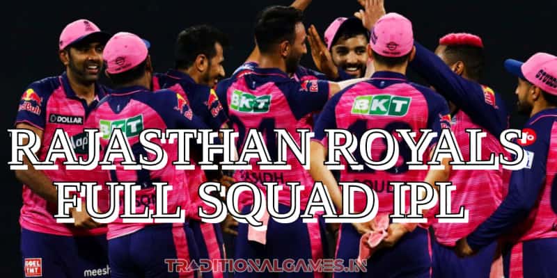 Rajasthan Royals Full Squad T20 IPL 2023