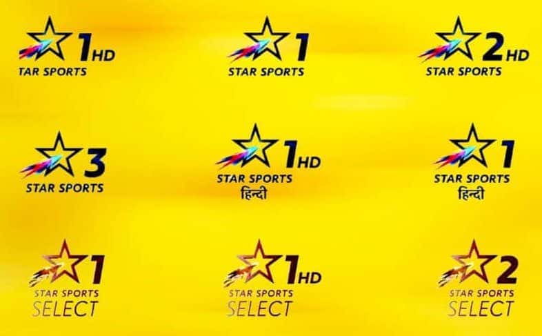 star sports channel 1 2 3 4