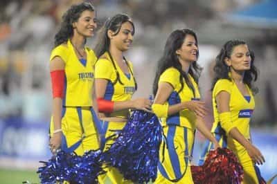 Chennai Super Kings Cheerleader