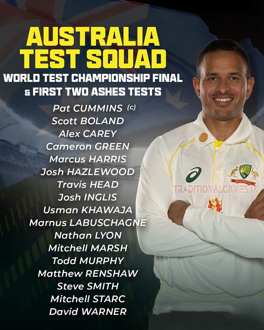 ICC WTC Final australia squad