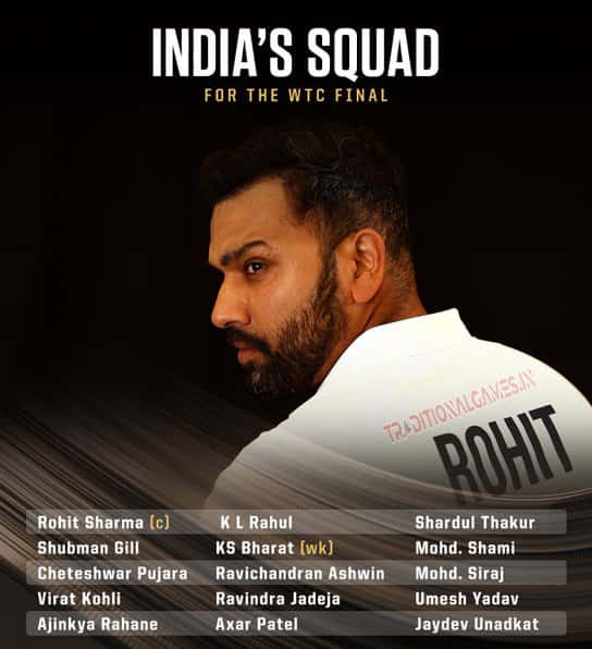 ICC WTC Final indian squad