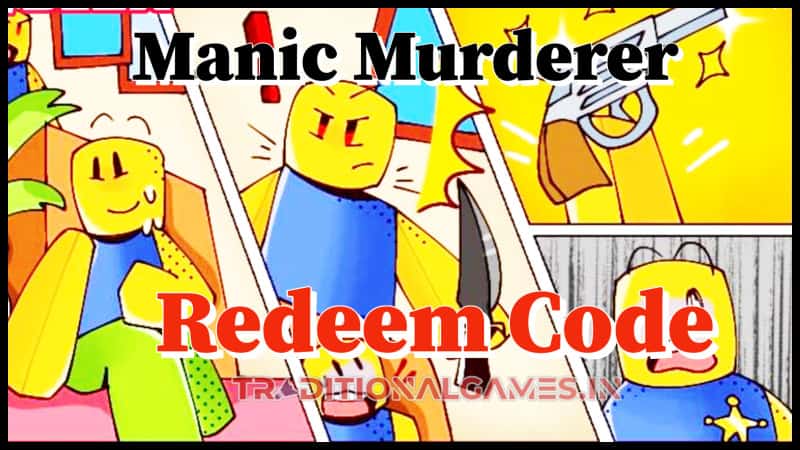 Roblox Manic Murderer Redeem Code