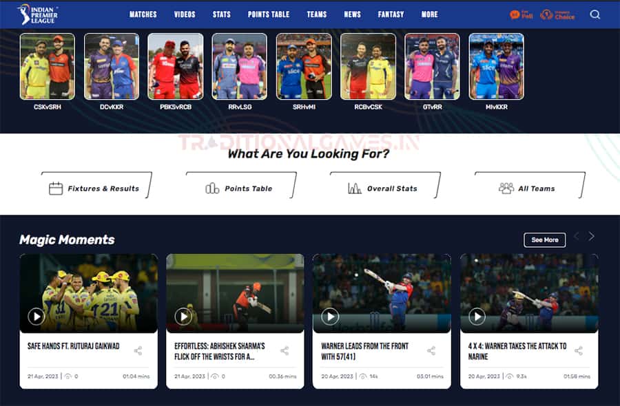 ipl official site