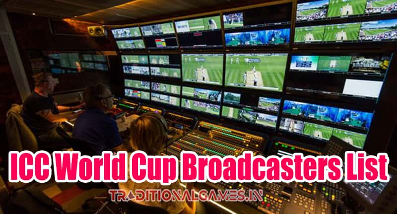 Cricket World Cup 2023 Broadcasters List