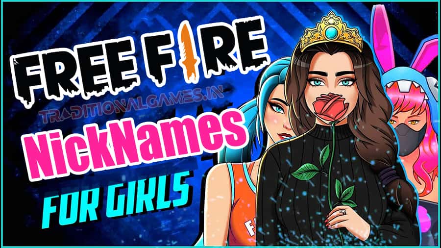 free fire nicknames for girls