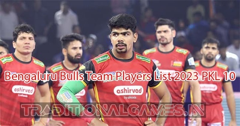 Bengaluru Bulls Team Players List 2023 PKL 10
