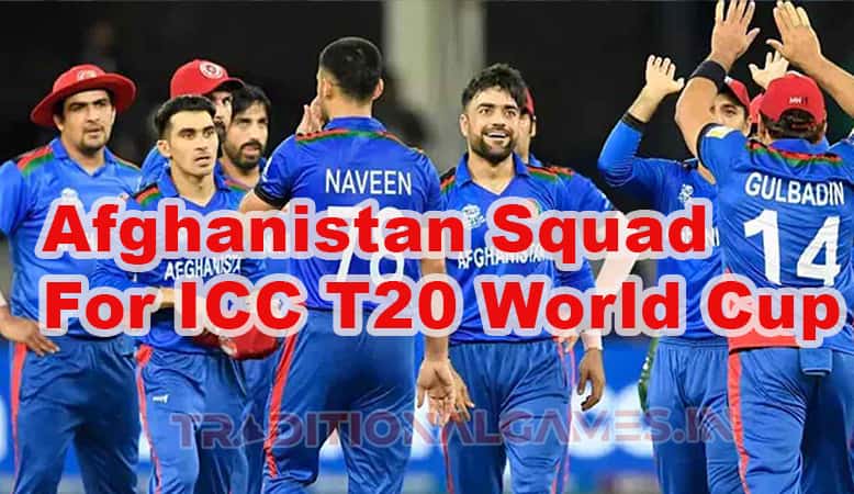 Afghanistan ICC T20 World Cup Squad