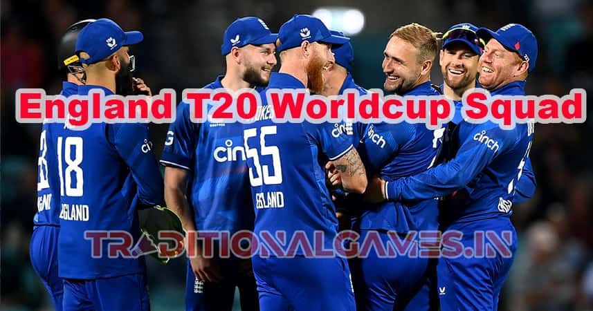 England Team ICC T20 Worldcup Squad