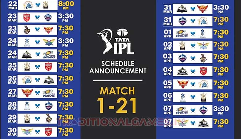 IPL 2024 Schedule