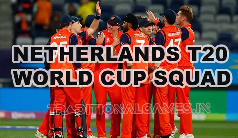 Nertherlands T20 World Cup Squad