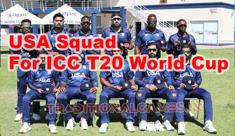USA Squad For T20 Worldcup 2024